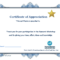 Thank You Certificate Template | Certificate Of For Certification Of Participation Free Template