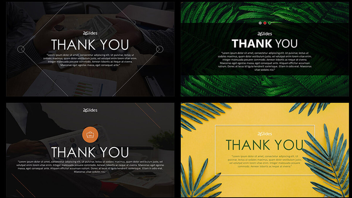 Thank You Slide Free Powerpoint Template Within Powerpoint Thank You Card Template