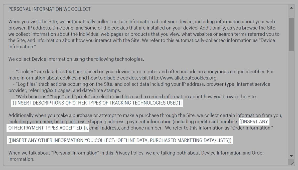 The 10 Best Privacy Policy Generators Within Credit Card Privacy Policy Template