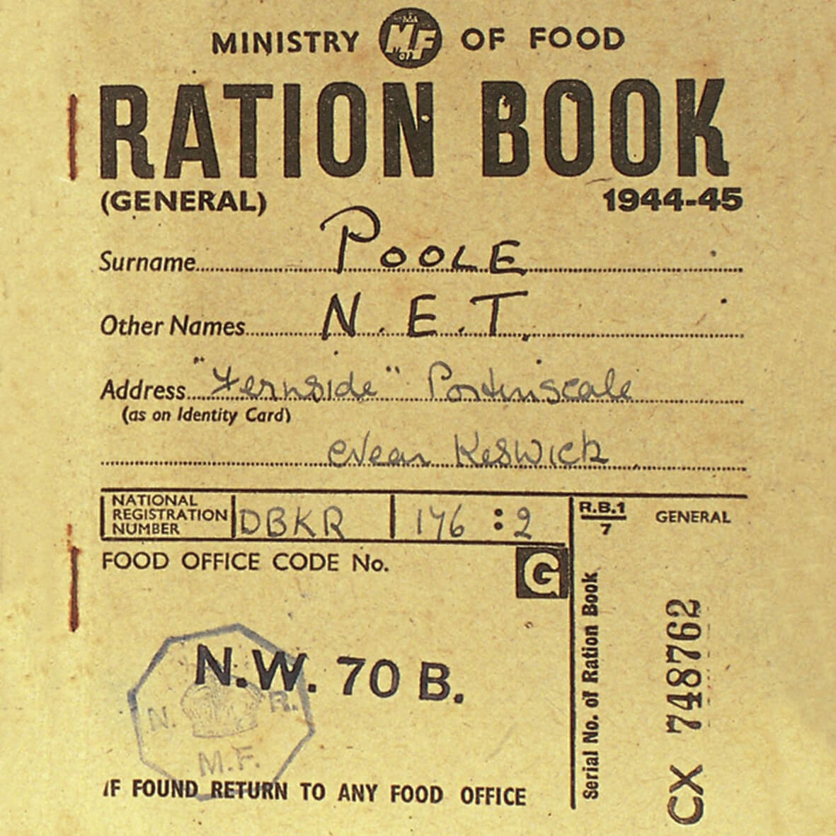 The Olde Curiosity Blog: #ww2 Rationing In The Second World With Regard To World War 2 Identity Card Template