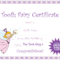 Tooth Fairy Certificate … | Tooth Fairy Certificate, First Within Free Tooth Fairy Certificate Template