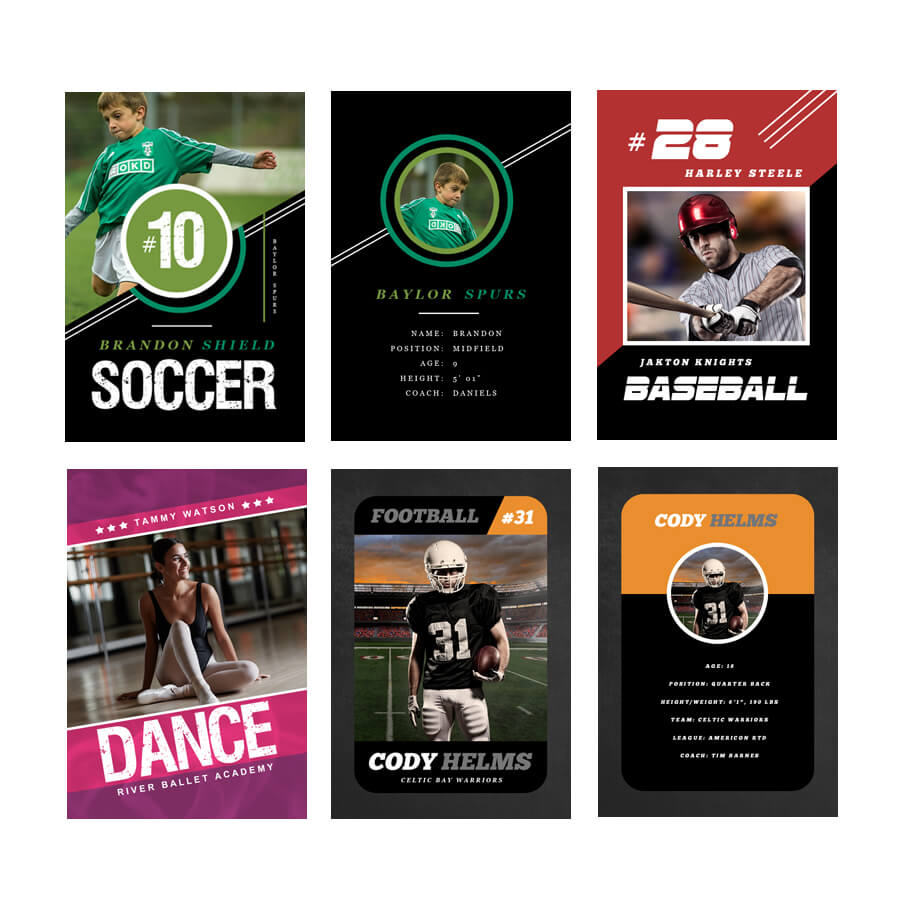 Trading Card Template Maker Creator Free Blank Pdf Download Within Baseball Card Template Psd