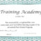 Training Certificate Template – Certificate Templates For Template For Training Certificate