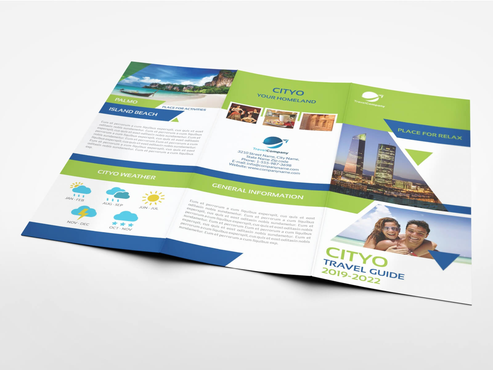 Travel Guide Tri Fold Brochure Templateowpictures On Inside Travel Guide Brochure Template