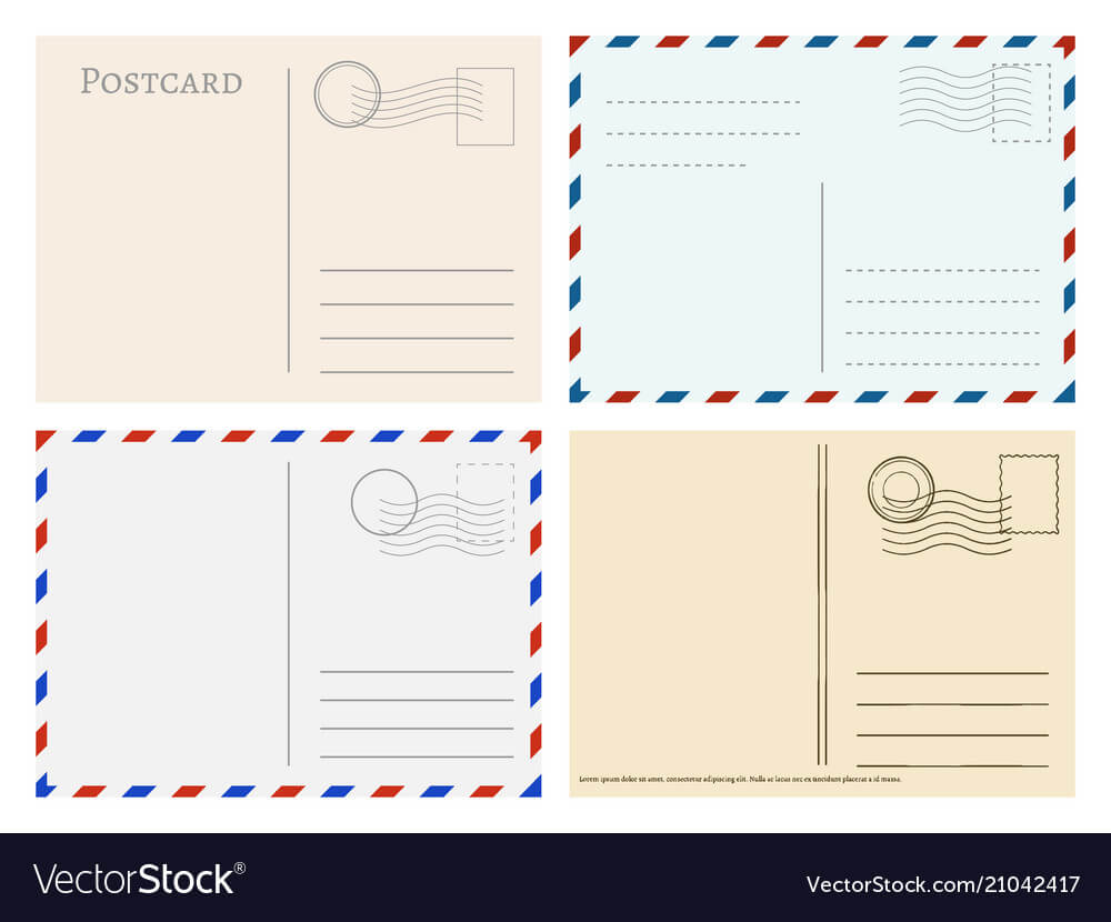 Travel Postcard Templates Greetings Post Cards Pertaining To Post Cards Template