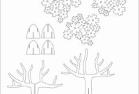 Tree 3D Pop Up Card/ Kirigami Pattern 1 | Pop Up Card in Pop Up Tree Card Template