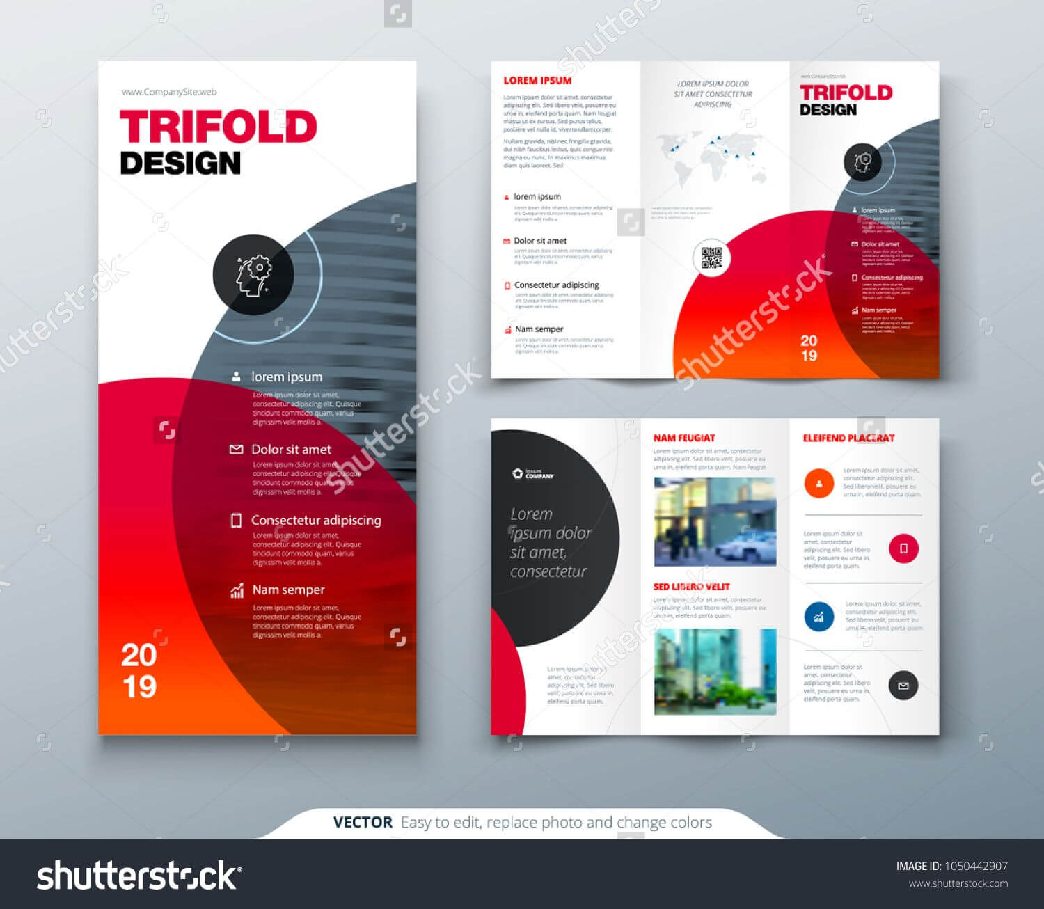 Tri Fold Brochure Design. Business Template For Tri Fold Regarding 3 Fold Brochure Template Free