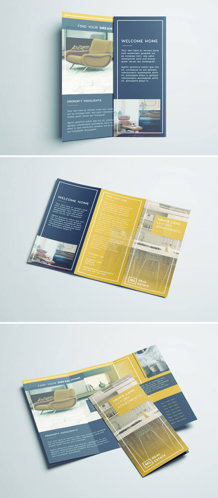 Tri Fold Brochure | Free Indesign Template For Adobe Indesign Tri Fold Brochure Template