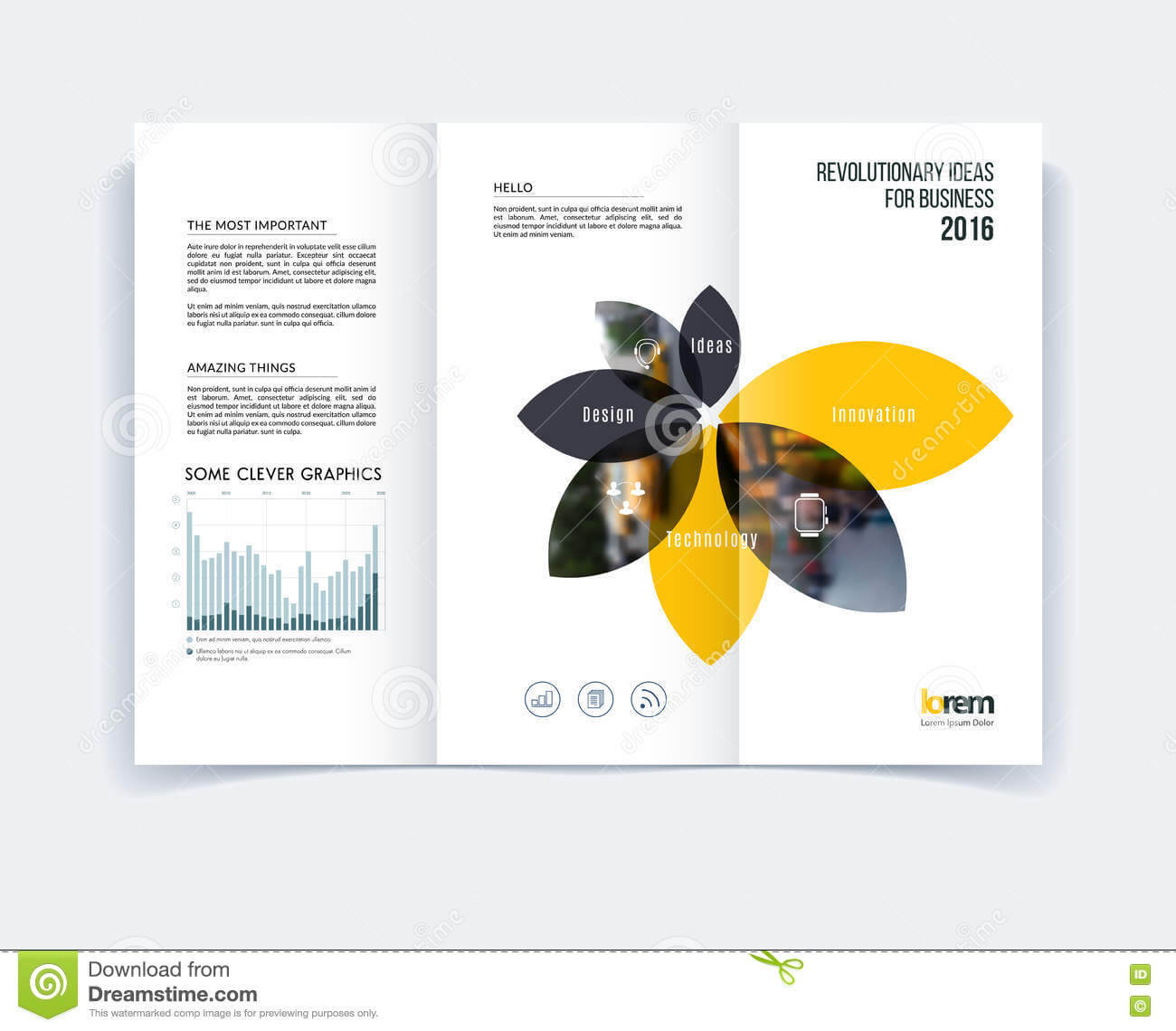 Tri Fold Brochure Template Layout, Cover Design, Flyer In A4 Inside Engineering Brochure Templates