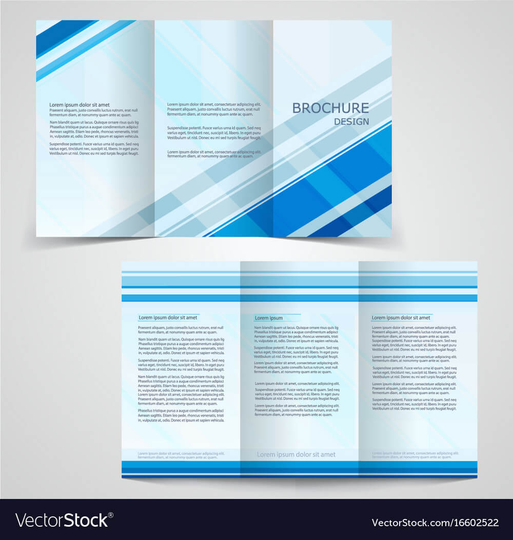 Tri Fold Business Brochure Template Two Sided Throughout Double Sided Tri Fold Brochure Template