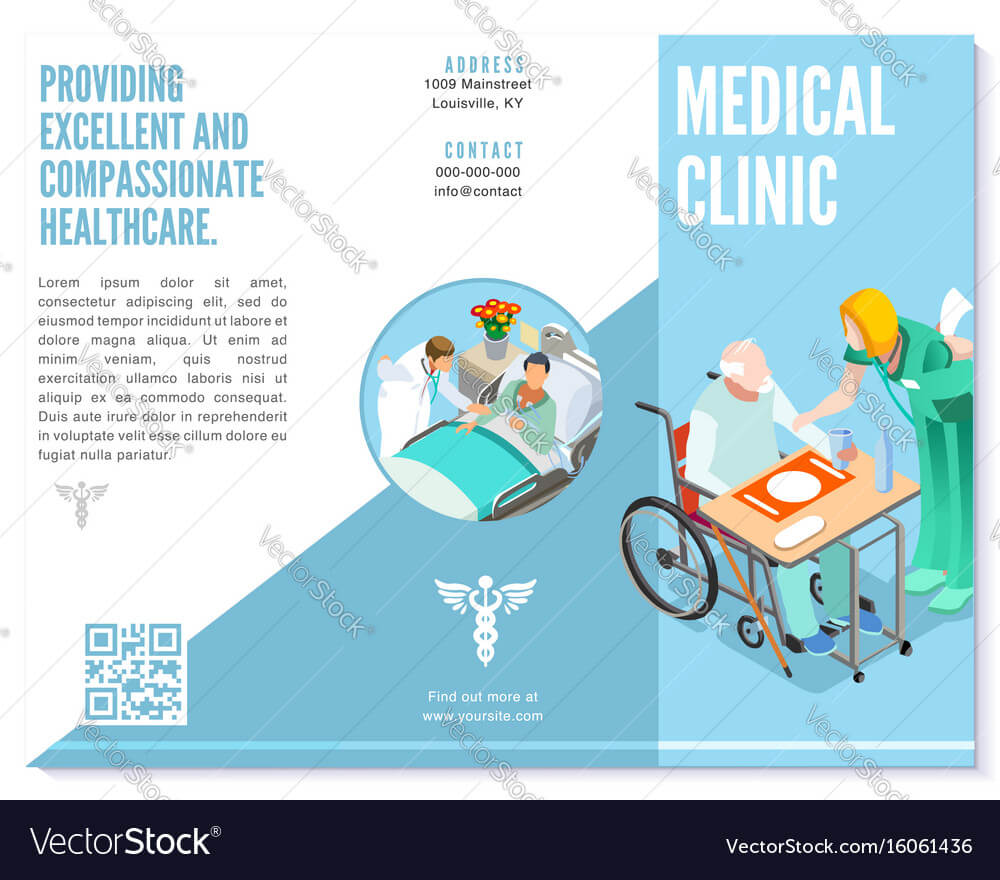 Trifold Brochure Medical Clinic Template Hospital In Medical Office Brochure Templates