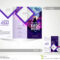 Trifold Brochure, Template Or Flyer For Business. Stock Intended For One Sided Brochure Template