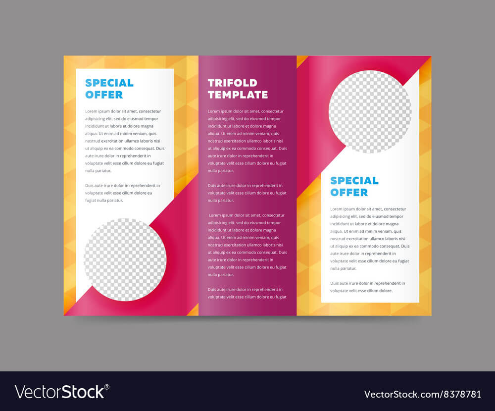 Trifold Business Brochure Design Template With Free Tri Fold Business Brochure Templates