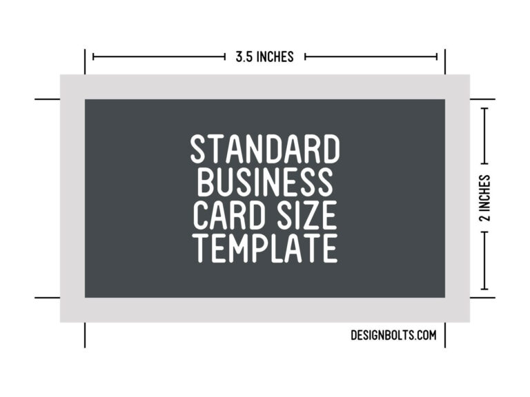 Business Card Size Template Psd