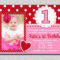 Unique Ideas For First Birthday Party Invitations Templates Throughout First Birthday Invitation Card Template
