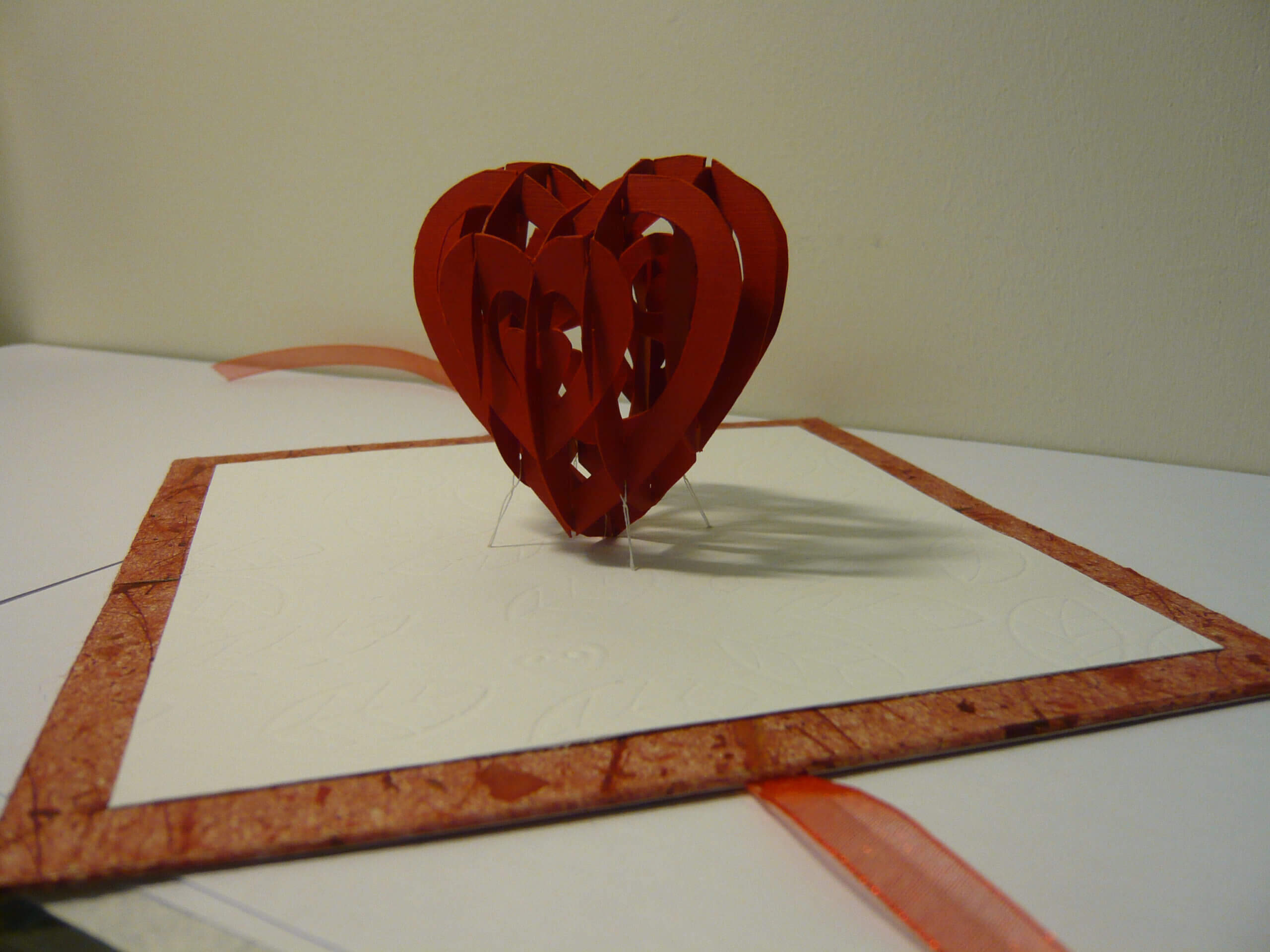Valentine's Day Pop Up Card: 3D Heart Tutorial – Creative In Heart Pop Up Card Template Free