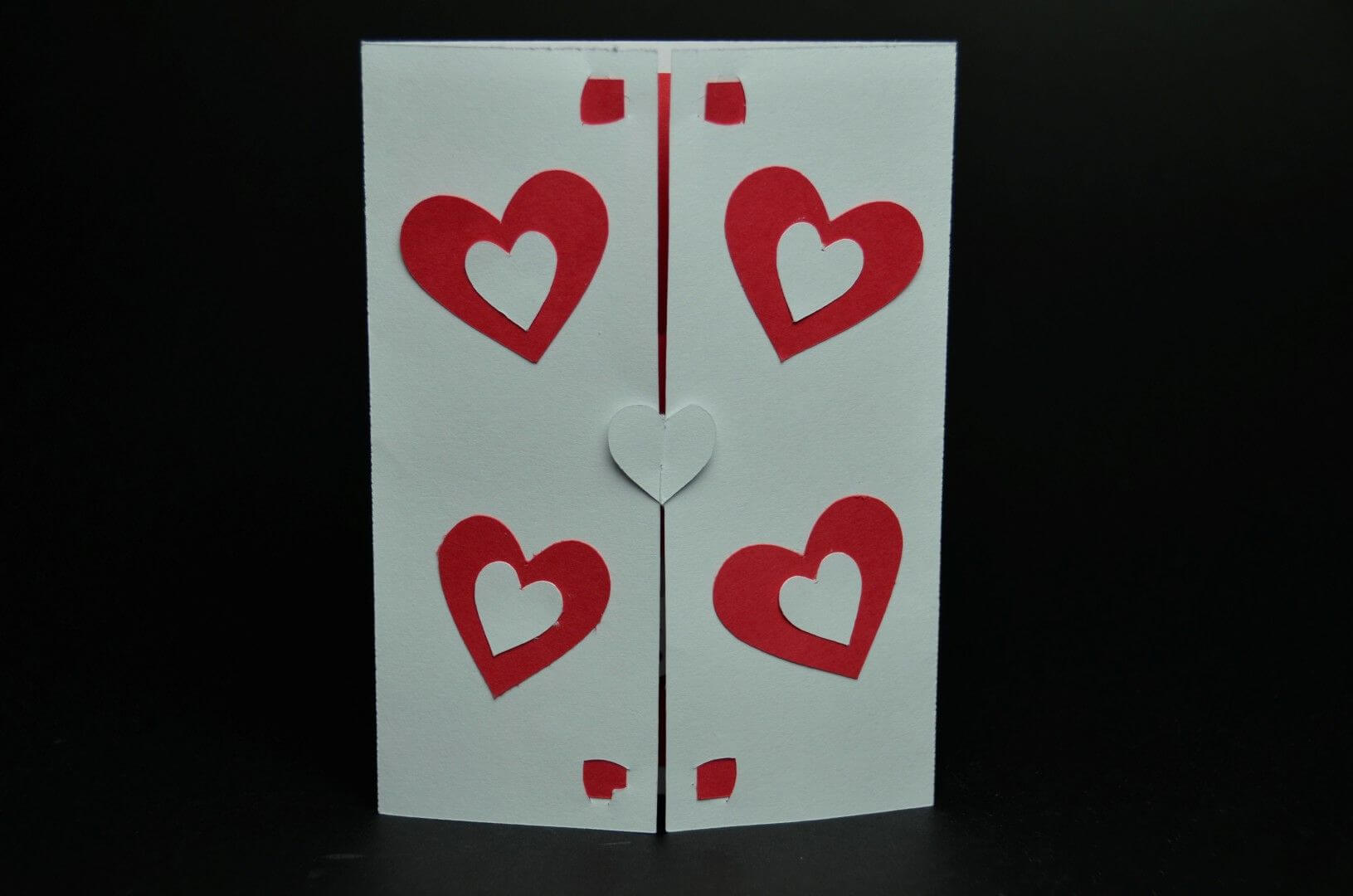 Valentine's Day Pop Up Card: Twisting Heart | Pop Up Card Throughout Twisting Hearts Pop Up Card Template
