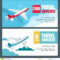 Vector Gift Travel Voucher Template. Flying Airplane In The Intended For Free Travel Gift Certificate Template