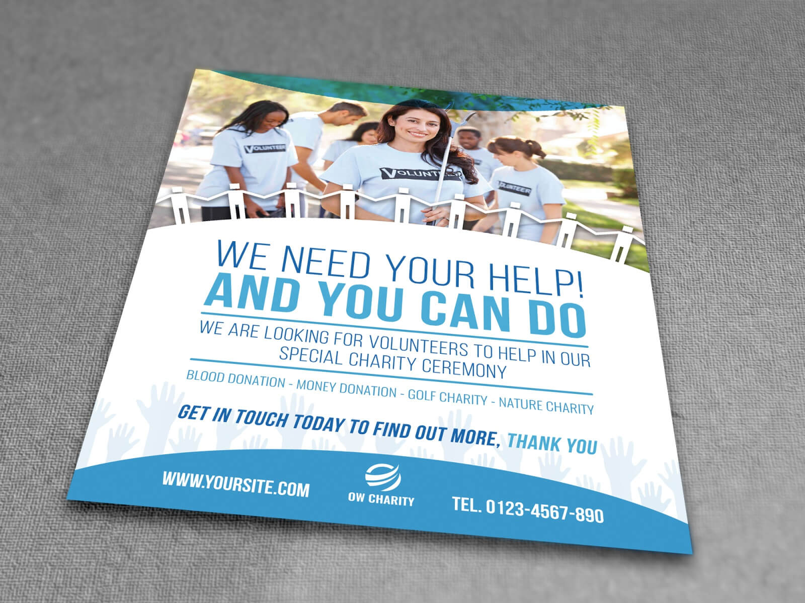 Volunteer Flyer Template