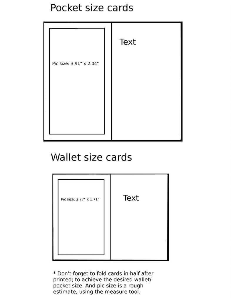 Wallet Size Cards Template – Bolan.horizonconsulting.co For Medication Card Template