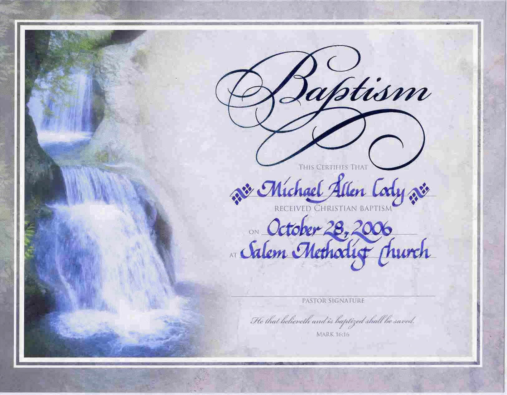 Water Baptism Certificate Templateencephaloscom Pertaining To Baptism Certificate Template Word