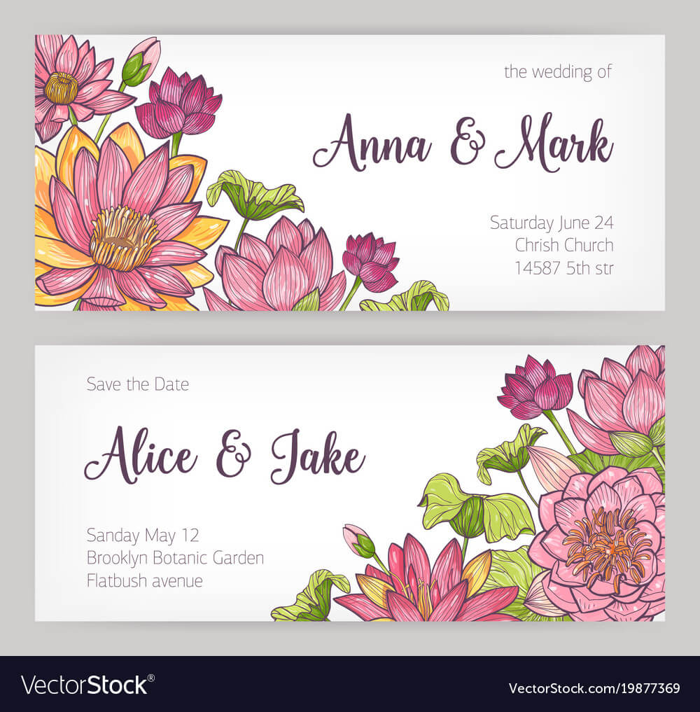 Wedding Invitation And Save The Date Card Inside Save The Date Cards Templates