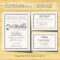 Wedding Invitation Template – Instant Download – Printable Throughout Template For Rsvp Cards For Wedding