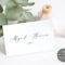 Wedding Place Cards Template, 100% Editable Wedding Seating Throughout Printable Escort Cards Template