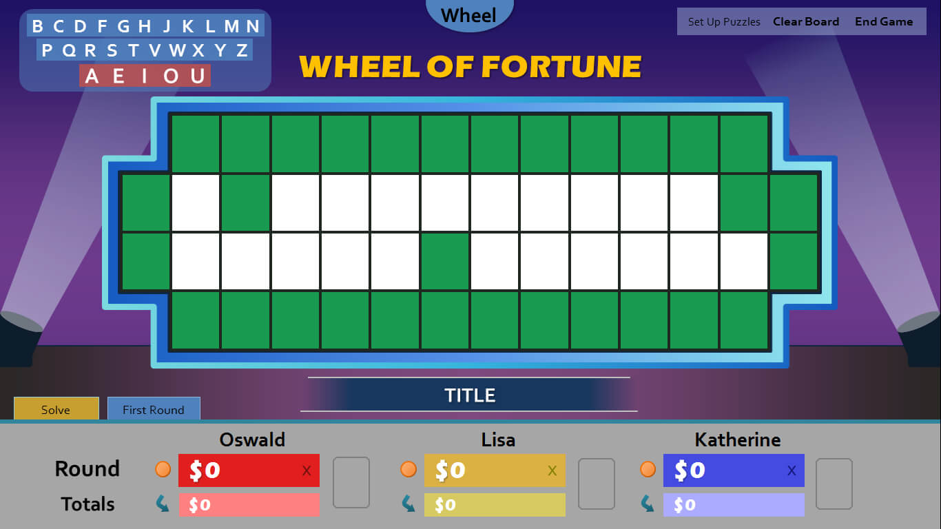 Wheel Of Fortune For Powerpoint – Gamestim In Wheel Of Fortune Powerpoint Game Show Templates
