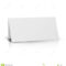White Folder Paper Greeting Card Vector Template. Stand Pertaining To Card Stand Template