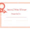Winner Certificate Templates Free | Certificate Templates Within This Certificate Entitles The Bearer To Template