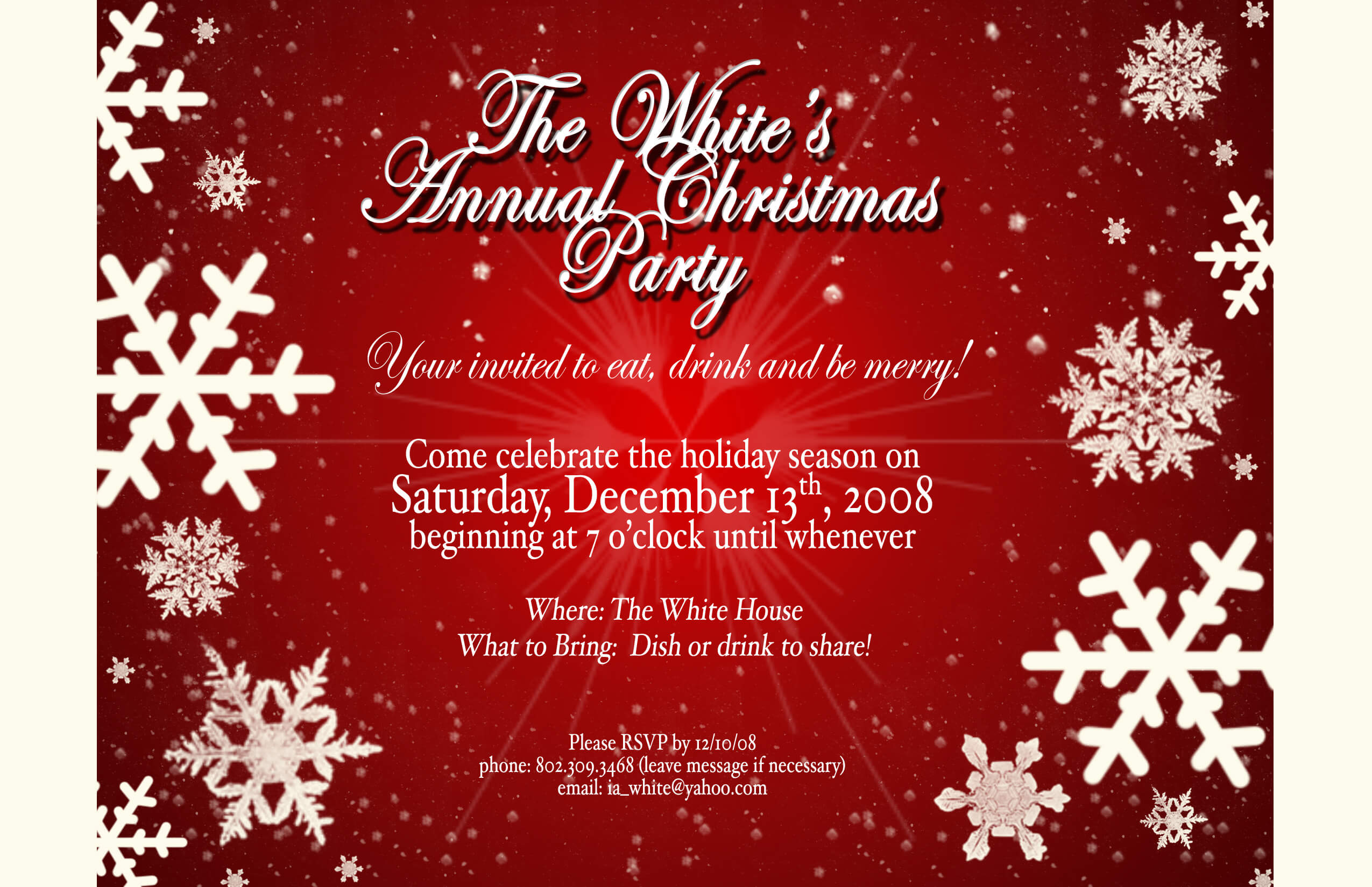 Word Christmas Card Template Doc 585595 Christmas Invitation For Holiday Card Email Template
