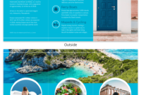 World Travel Tri Fold Brochure within Island Brochure Template