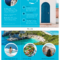 World Travel Tri Fold Brochure Within Island Brochure Template