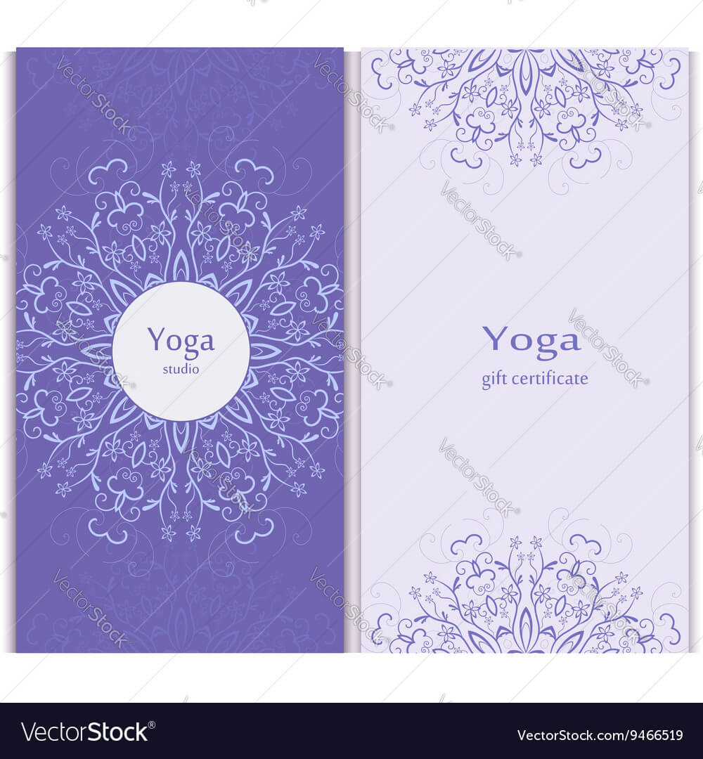Yoga Gift Certificate Template With Regard To Yoga Gift Certificate Template Free