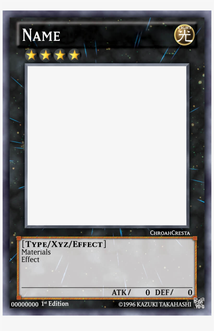 Yu Gi Oh Blank Card Template 6883 – Number 39 Utopia Intended For Yugioh Card Template